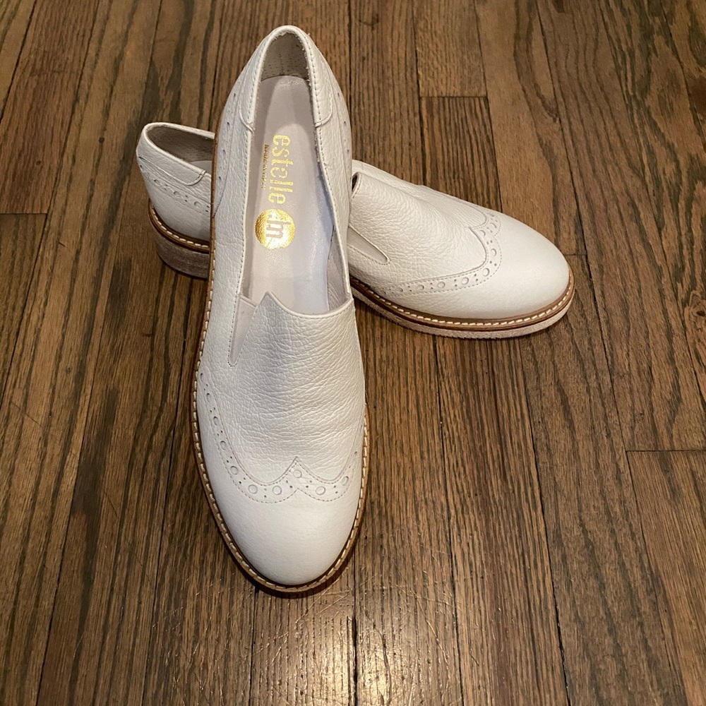 White Estelle M shoe